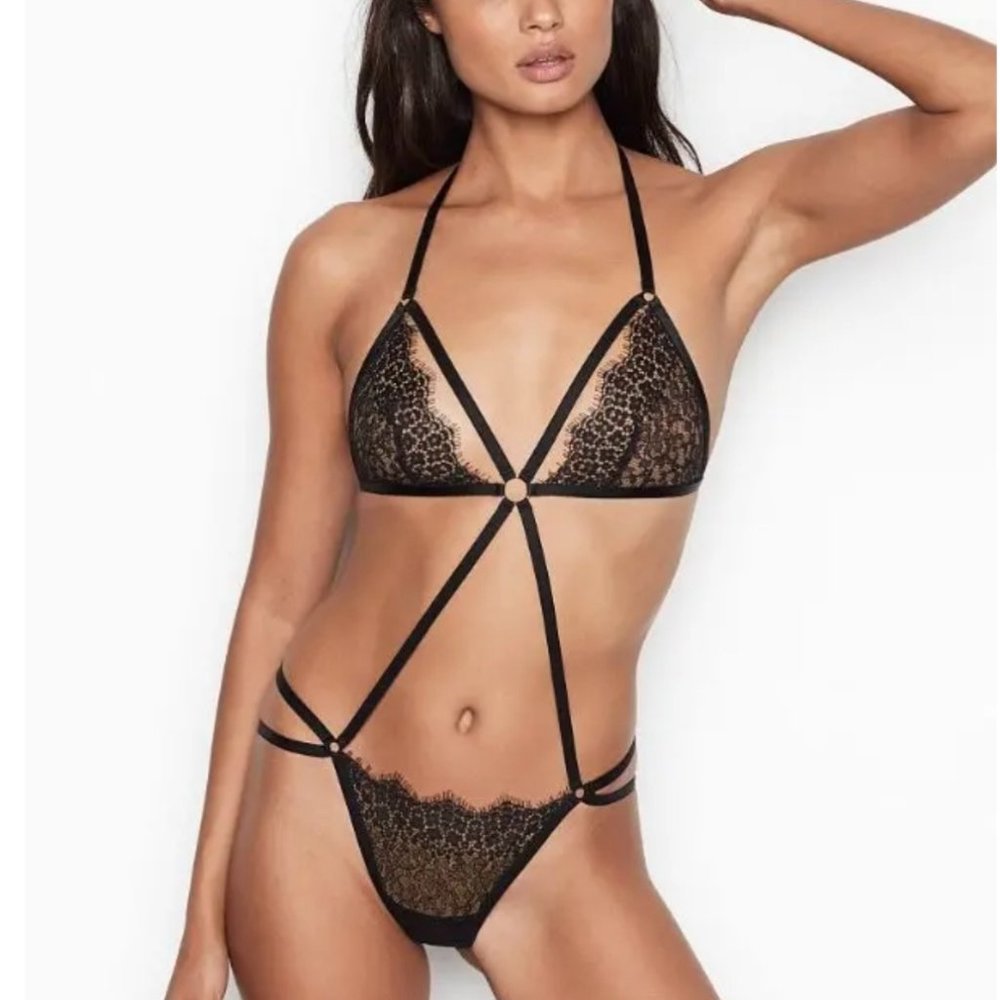 Victoria's Secret Very Sexy Strappy Lace Teddy